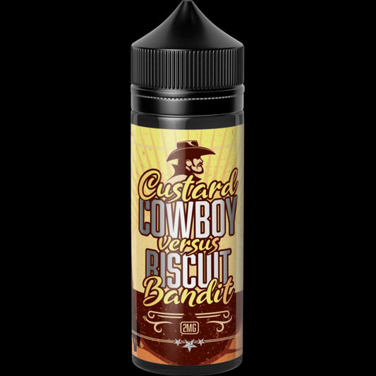 Biscuit bandit & Cowboy Custard 120ml Longfill