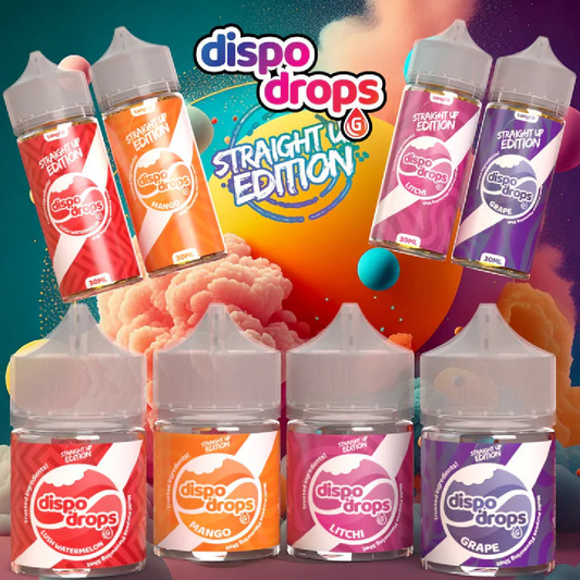 Dispo Drops Straight up 120ml Longfill