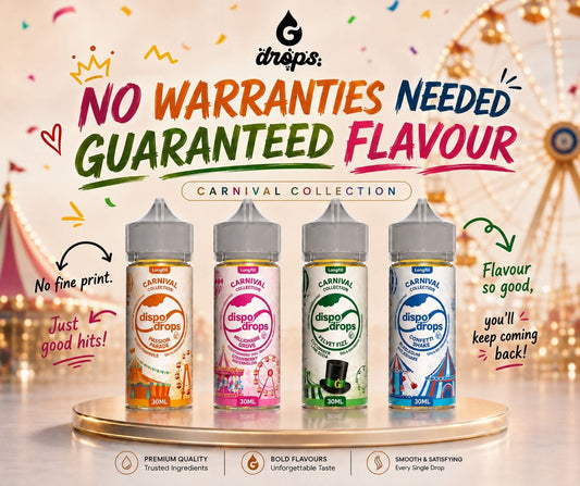 Dispo Drops Carnival Edtion 120ml Longfill